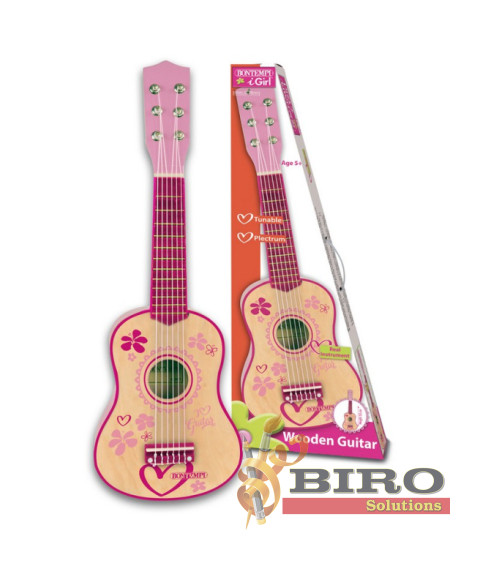 BT Chitară clasică lemn roz 55 cm, 45210